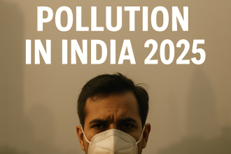 Generate image on this topic - Pollution in India, 2025: A Nation at the Crossroads of Crisis and Change